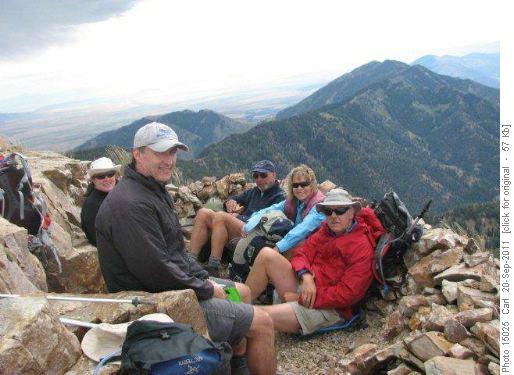Summit group on Deseret Peak