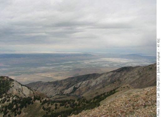 Great Salt Lake from Deseret Peak