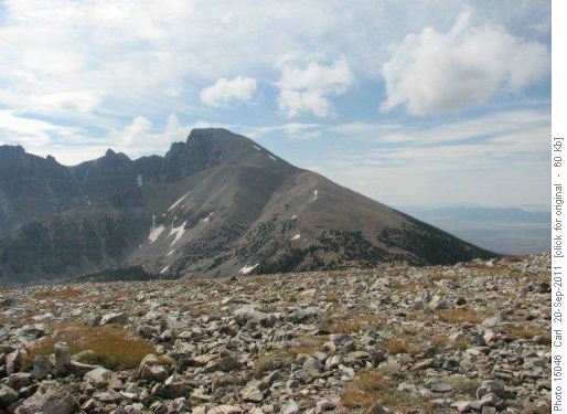 Wheeler Peak from Bald Mountain summit