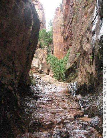 Pouroff in Water Canyon