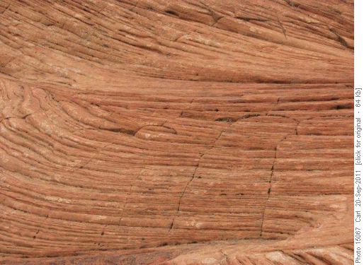 Cross bedded Navajo sandstone in Snow Canyon