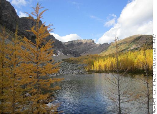 First tarn in Panorama valley