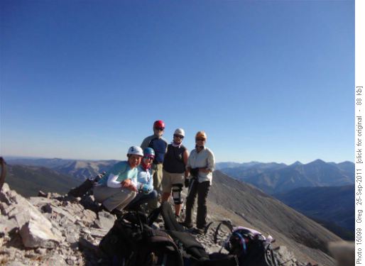 North Nihahi Summit, Yoko, Marietta, Greg Alicja, Janice
