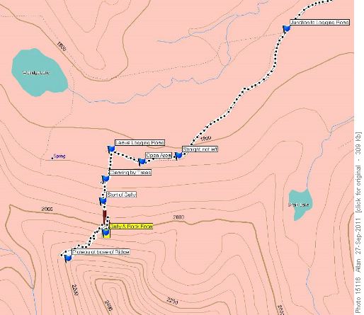 Mt Shark Access Route
