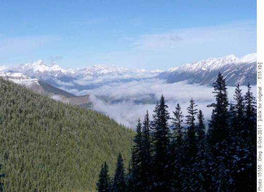Bow Valley Cloud on the way to Mt. Allan