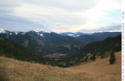 Looking south from Grass Pass