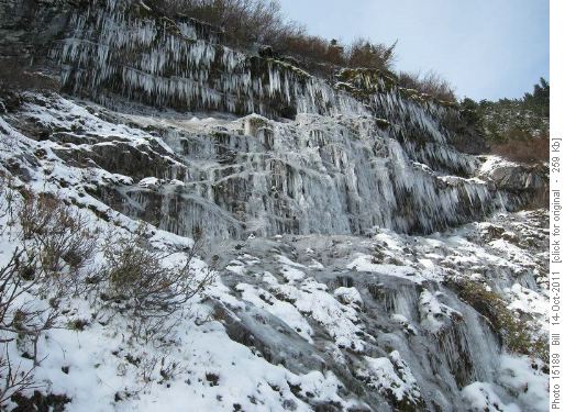 The icicle waterfall