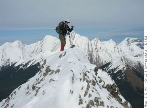{140 Norman A} on the summit