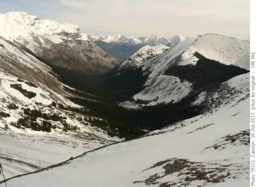 View east from Rummel Pass