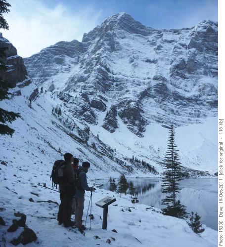 Snow covered slopes of Mt. Sarrail