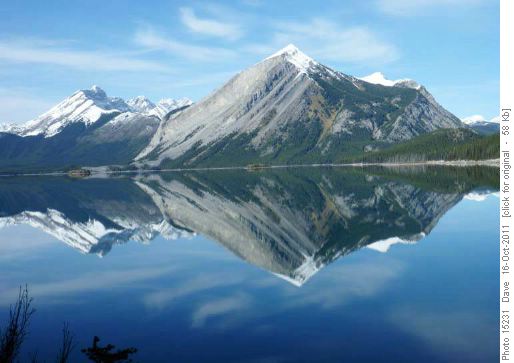 Reflection of Mt. Indefatigable