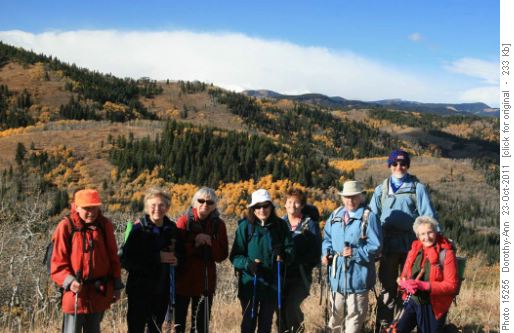 Enjoying the sun on Carey Ridge