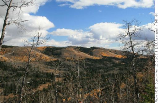 John Ware Ridge to the east