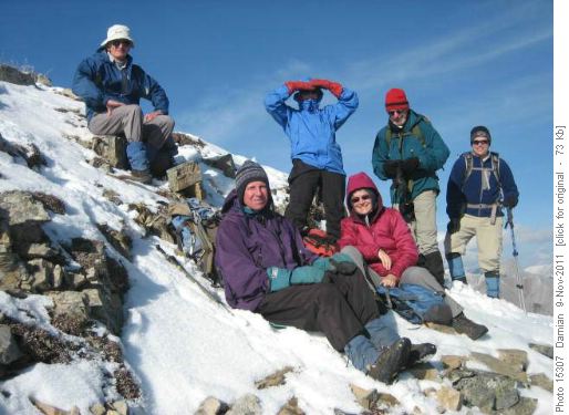 Lunch on north peak