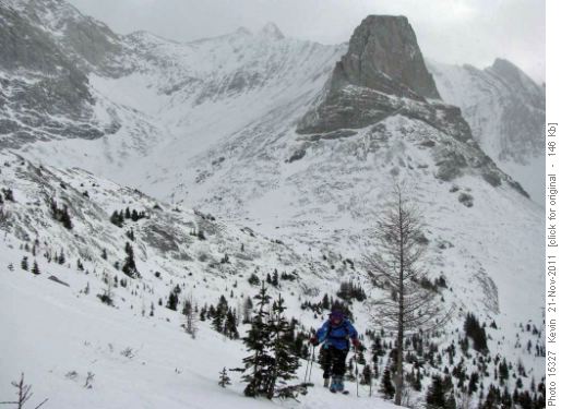 Climbing for the second run
