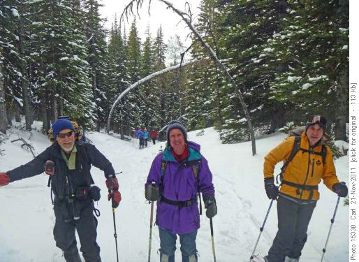 Climbing to Arethusa Cirque