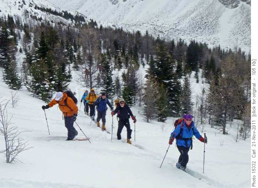 Heading up for a second run