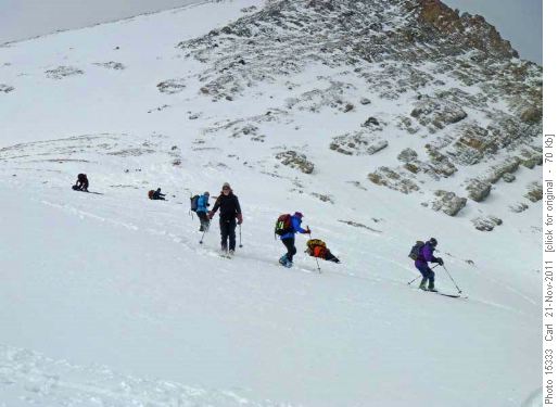 Starting our second run below Little Arethusa