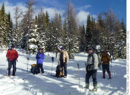 Lunch break below Healy Meadows