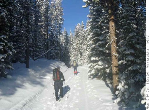 Heading up to Skogan Pass