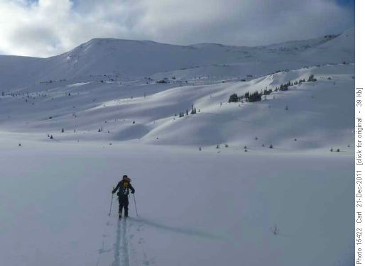 Lots of powder for only four skiers