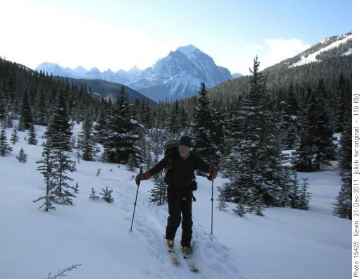 Arnold on the ski in