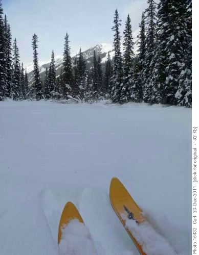 Trail breaking from here on