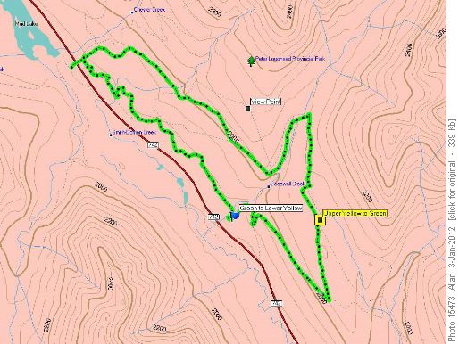 Yellow-Green Loop Snowshoe
