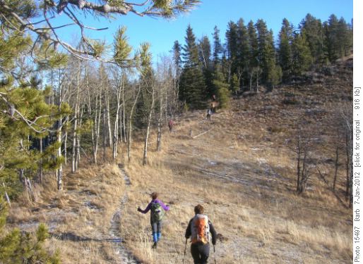 Ascending West Sandy McNabb Hill