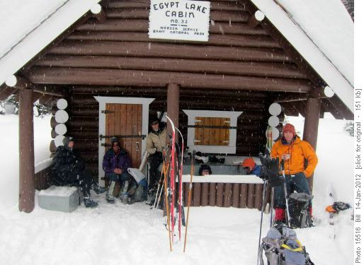 Lunch at the wardens cabin