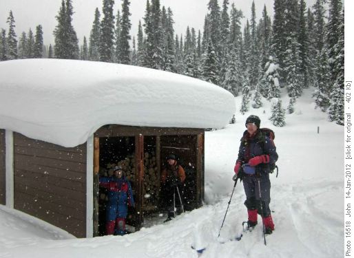 Another sheltered lunch spot.
