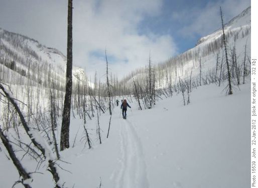 Heading towards Honeymoon pass