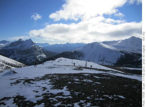 Reaching the high elevation of the trip