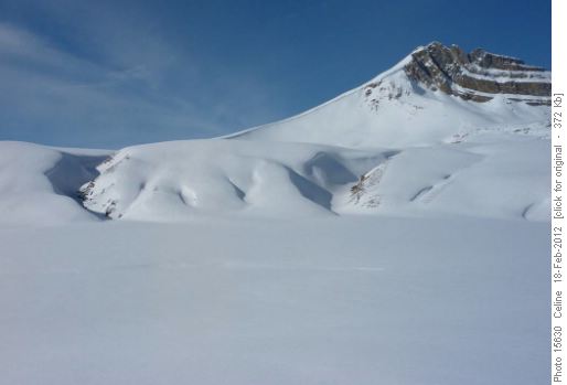 Perfect bluebird day Cirque Peak