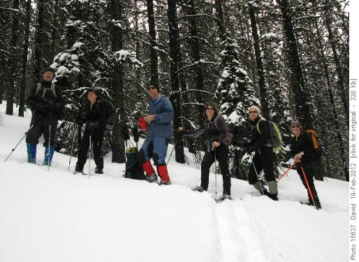 Taking a break on the way up the outlier
