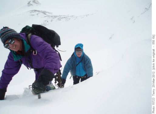 David & Bob ascend St Nicholas