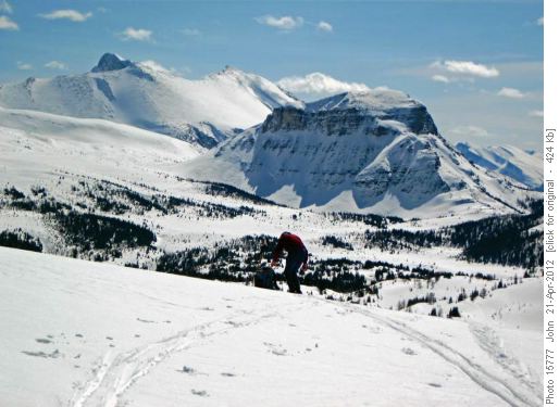 Citadel Peak from Quartz Peak Col