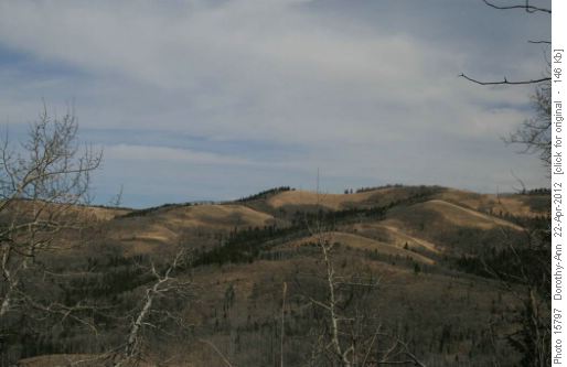 John Ware Ridge to the east