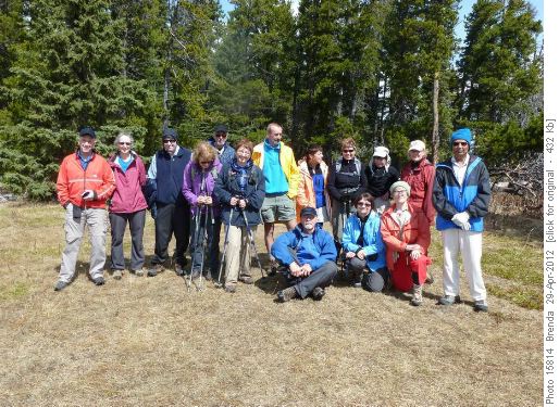 Group in the sun after lunch