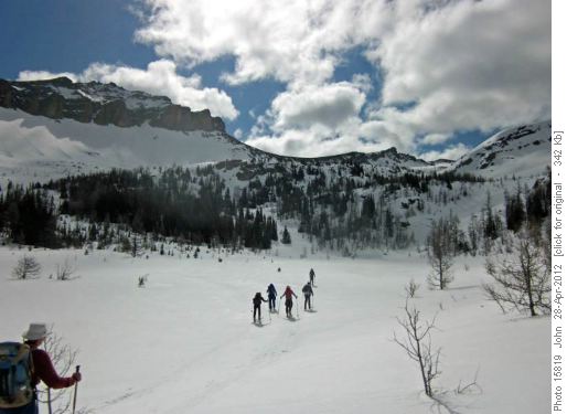 Heading up Wolverine valley.
