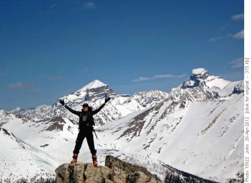 {1364 Lid Fry} on Unity Peak.