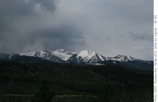 Moose Mtn beginning to shed some of its snow