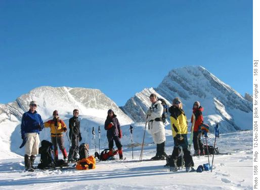 Group at South Burstall Pass