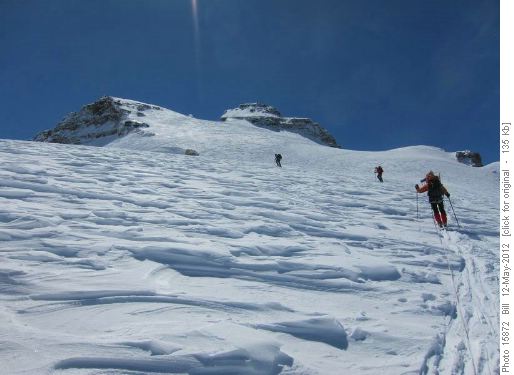 Mt.Hector glacier ascent