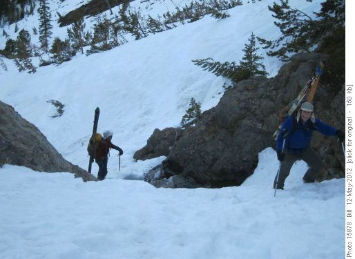 Hector approach waterfall - its not all skiing