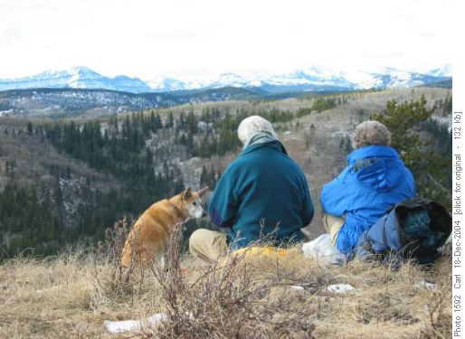 lunch spot on western ridge