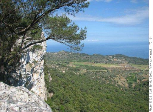 Mediterranean from cliff top
