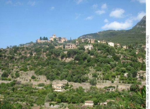 Hilltop village of Deia, Mallorca