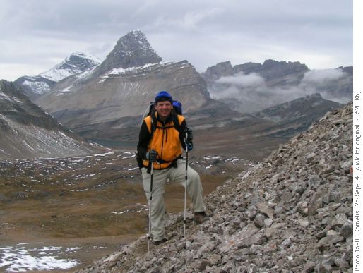 Cornelis, Scree Brachiopod Mountain, Sept04