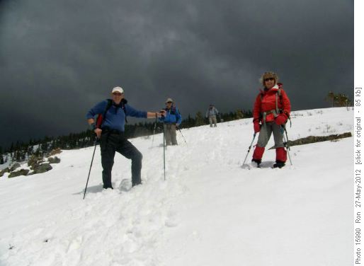 Yes, there was sun! {169 Joe Gerritsen}, {177 Ron Hunter}, {154 Philip Creery} & {206 Barb Mitchell}